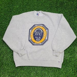 Vintage 80s Murphy High-School Sweatshirt Large 22x25 Gray